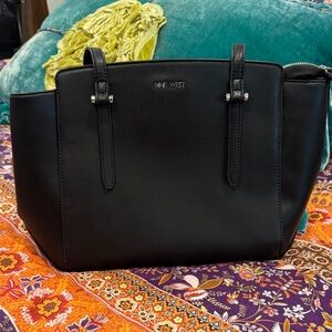 Nine West Black Tote Bag